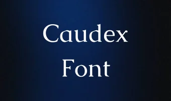 Caudex Font