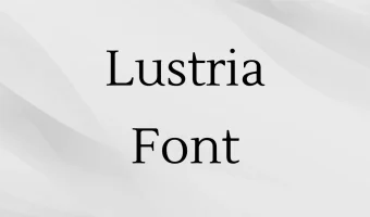 Lustria Font