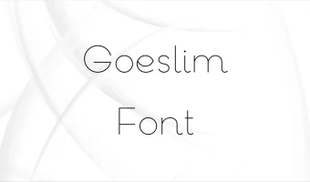 Goeslim Font