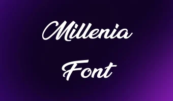 Millenia Font