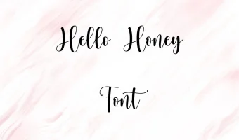 Hello Honey Font