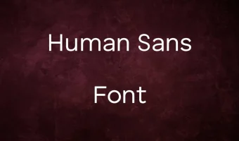 Human Sans Font