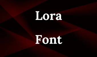 Lora Font