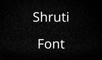 Shruti Font