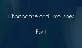 Champagne and Limousines Font