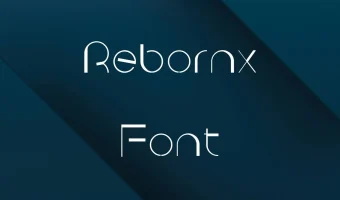 Rebornx Font