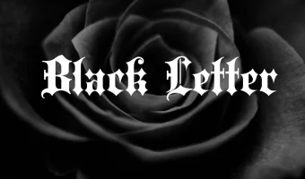 Black Letter Font