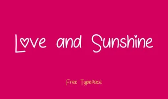 Love and Sunshine Font