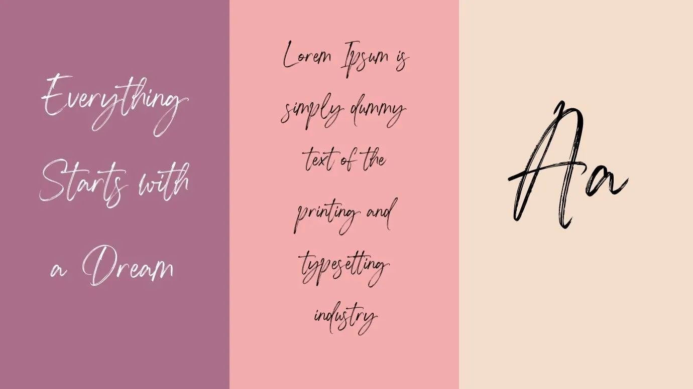 Against Perfection Script Font