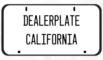 Dealerplate California Font