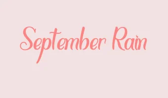 September Rain Font