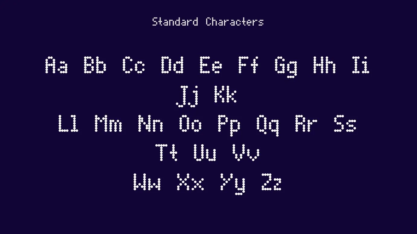 Dot Matrix Font