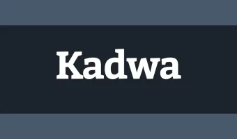 Kadwa Font